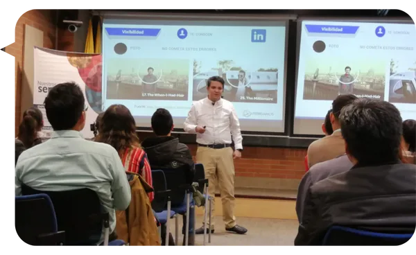 Guillermo González Pimiento, conferencista para eventos corporativos sobre LinkedIn Estratégico