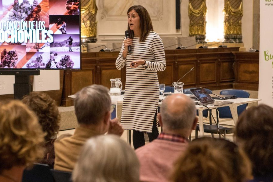 Edurne Pasaban en acción