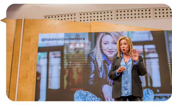 Lidia Monzón en acción